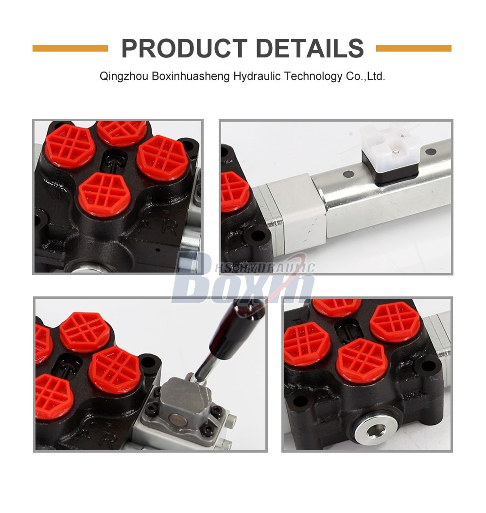 Direct Manufacturer of Q45 Solenoid and Manual 1 Spool Hydraulic Valve detailed image